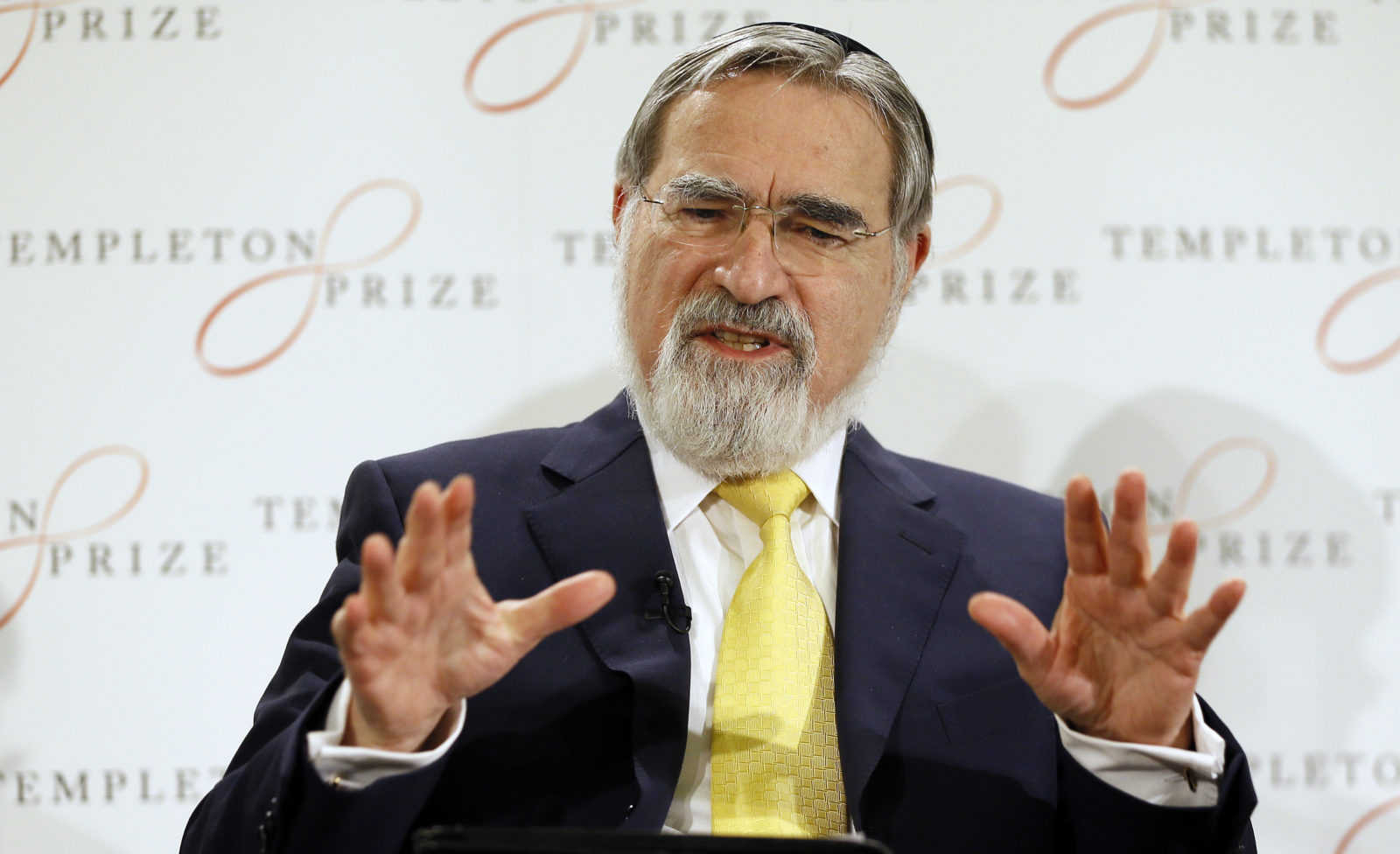 Jonathan Sacks speaking