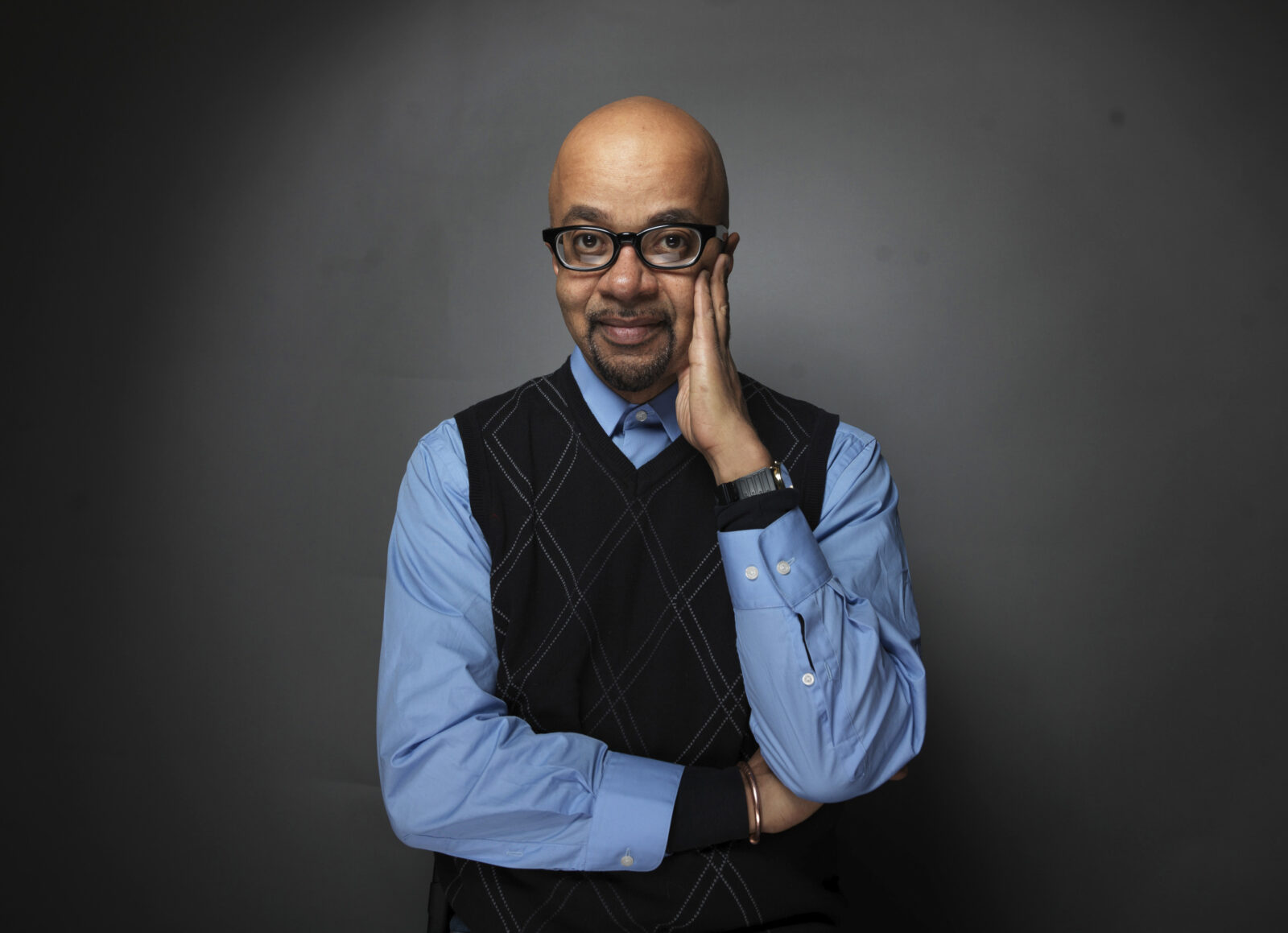 James McBride poses for a portrait during the 2012 Sundance Film Festival in Park City, Utah.